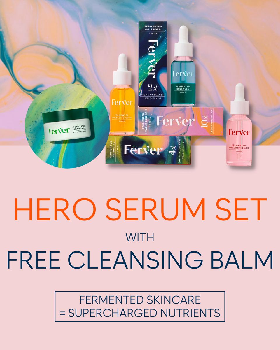 Hero Serum Set (with FREE Cleansing Balm) Ferver Skincare