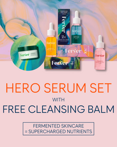 Hero Serum Set (with FREE Cleansing Balm)